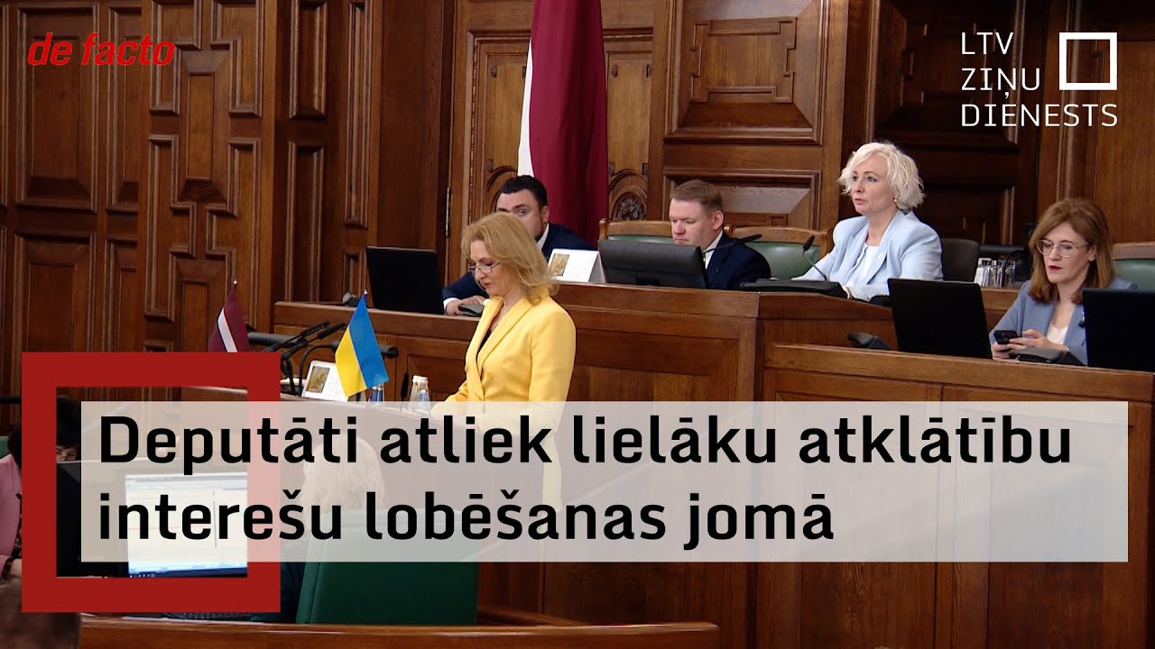 Deputāti atliek lielāku atklātību interešu lobēšanas jomā Deputāti atliek lielāku atklātību interešu lobēšanas jomā